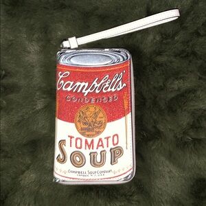 2017 Rare Campbells Soup Med Zip Round Wallet